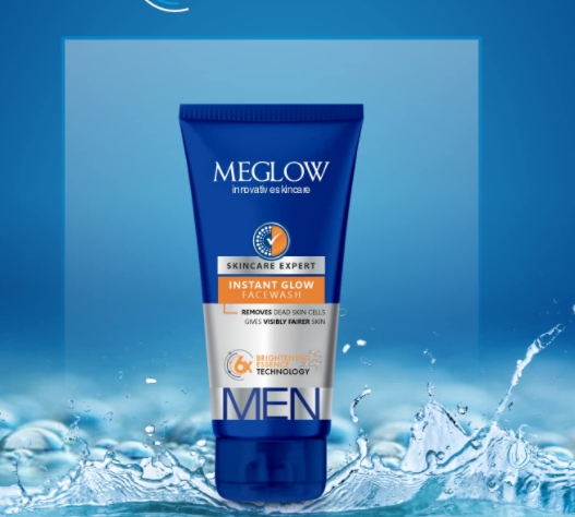 meglow face wash woman